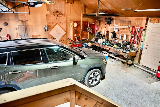 12101 Todd Rd, Ida, MI 48140 - garage featuring a workshop area
