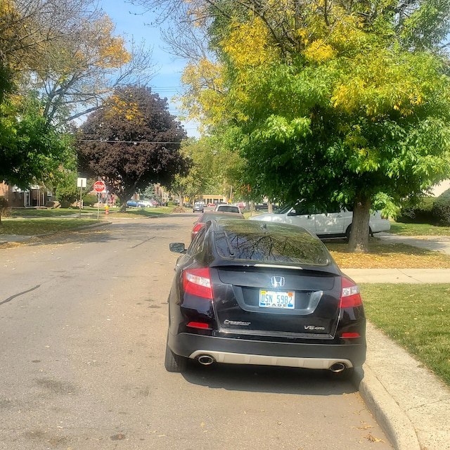 view of road