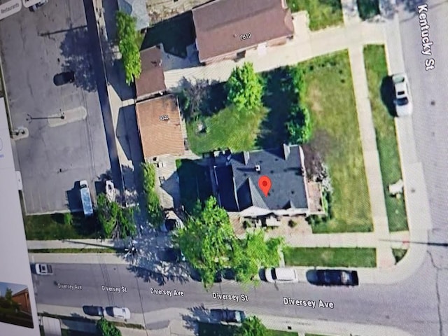 7603 Kentucky St, Dearborn, MI 48126 - drone / aerial view
