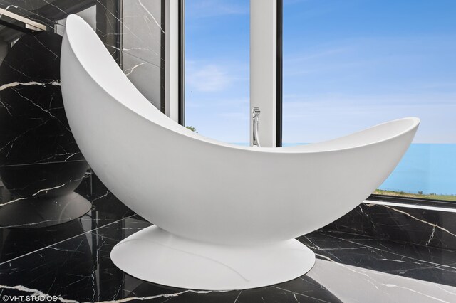 639 Sul Lago Ave S, Benton Harbor, MI 49022 - bathroom view of a freestanding tub