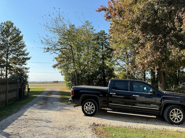 view of road