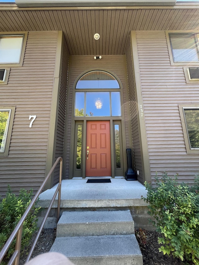 737 Maplewood Ln, Kewadin, MI 49648 - view of doorway to property