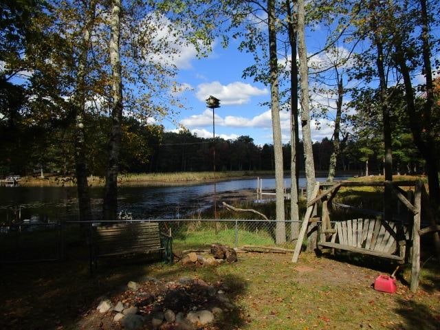 view of water feature