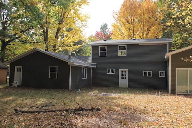 view of rear view of property