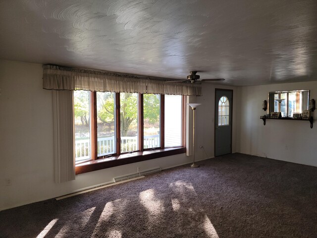 4085 N Cedar Lake Rd, Edmore, MI 48829 - spare room featuring carpet floors and ceiling fan