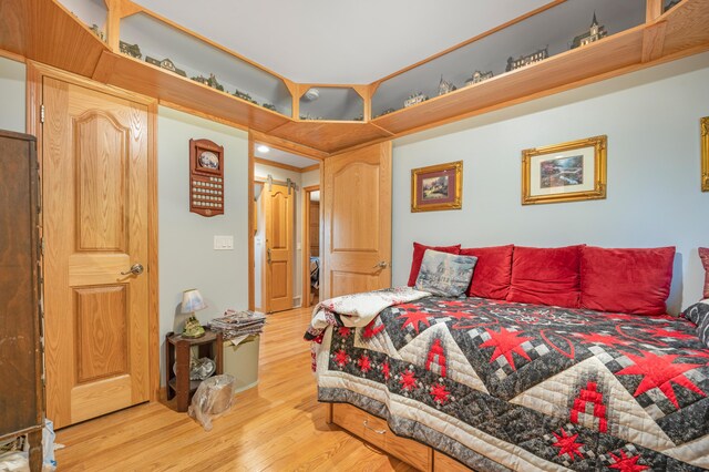 21598 Sylvan Rd, Reed City, MI 49677 - bedroom featuring light wood finished floors