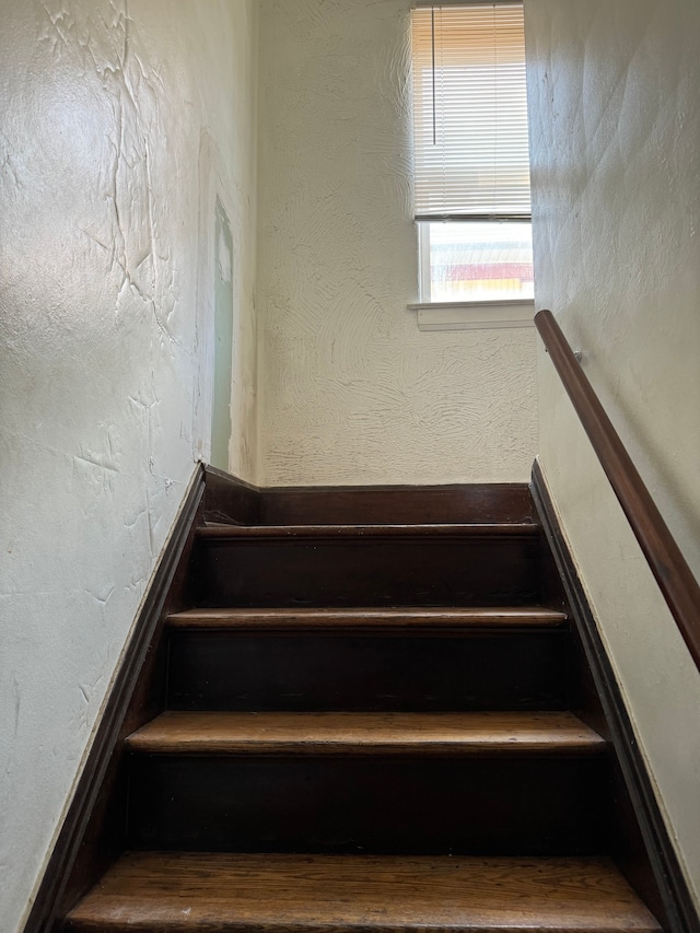 view of stairs