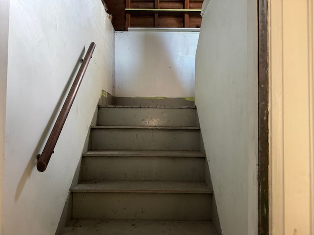 view of stairs