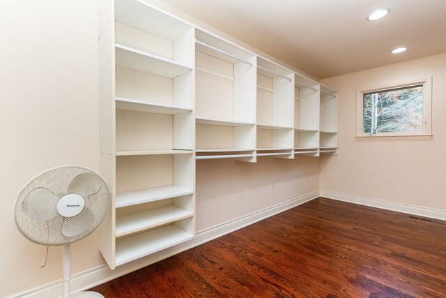 4345 Pine Tree Trl, Bloomfield Hills, MI 48302 - spacious closet featuring dark wood-style flooring