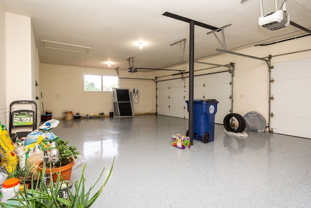 4345 Pine Tree Trl, Bloomfield Hills, MI 48302 - garage featuring a garage door opener