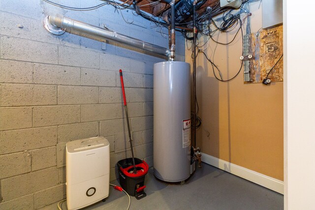 4345 Pine Tree Trl, Bloomfield Hills, MI 48302 - utility room featuring water heater