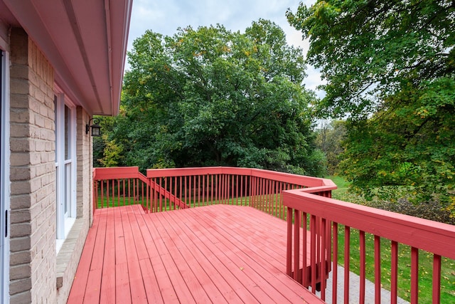 4345 Pine Tree Trl, Bloomfield Hills, MI 48302 - view of wooden terrace