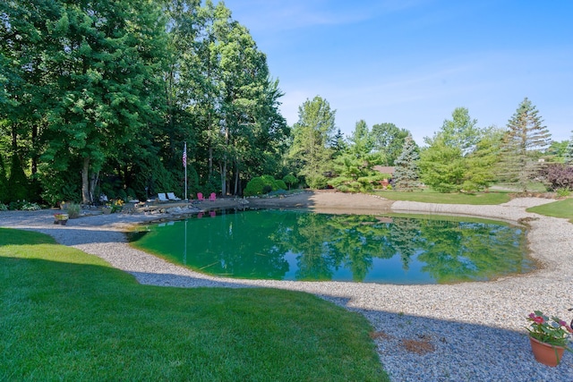 view of pool