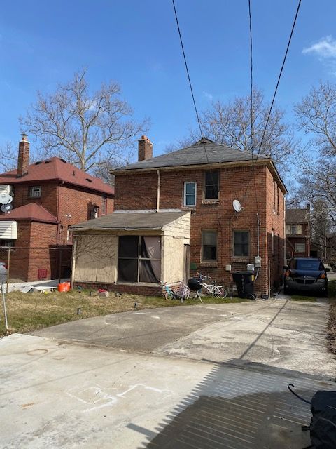 view of rear view of property