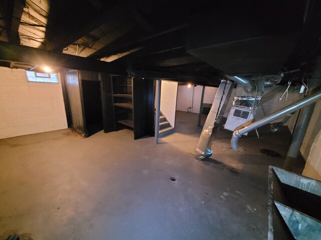 15836 Patton St, Detroit, MI 48223 - basement featuring stairs
