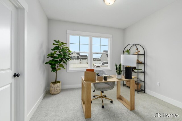 11376 Shoreline Dr Unit 115, Allendale, MI 49401 - home office with carpet flooring and baseboards