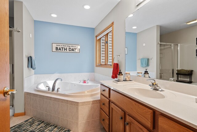 11826 Ridge View Dr, Rapid City, MI 49676 - full bathroom featuring toilet, vanity, and a shower stall