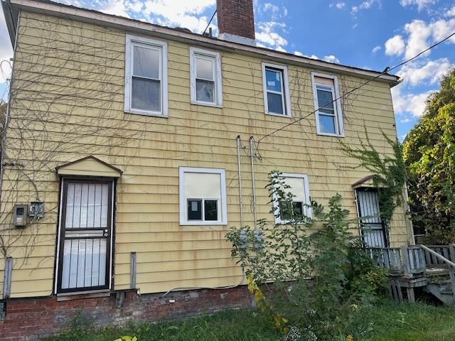 view of rear view of property