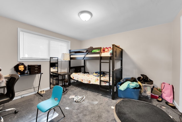 bedroom featuring carpet flooring