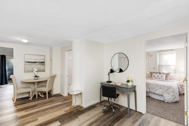 interior space featuring hardwood / wood-style flooring