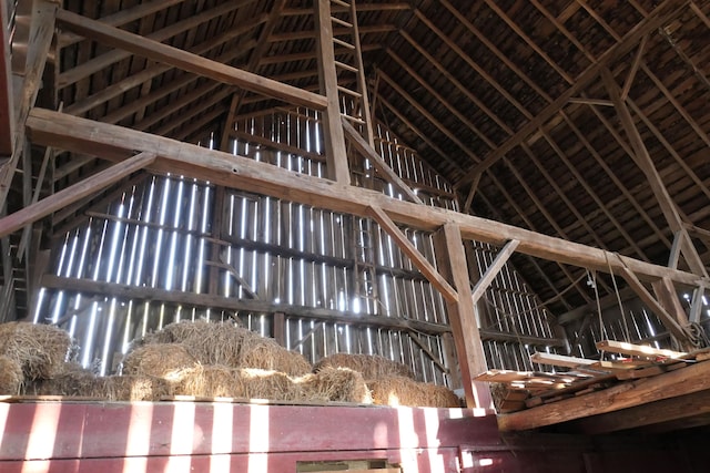 view of attic