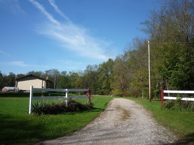 view of road