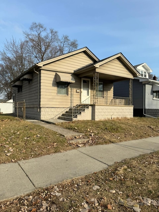 view of front of property