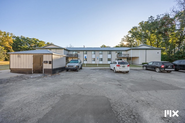 view of vehicle parking