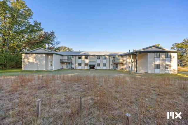 view of back of property