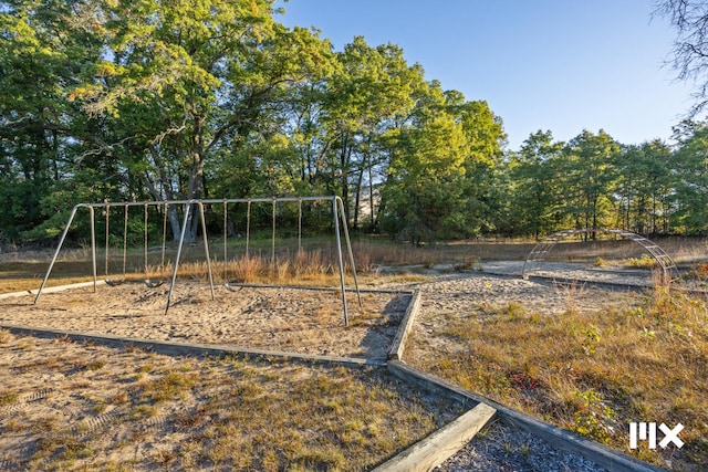 exterior space featuring a playground