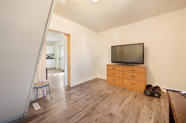 interior space featuring light hardwood / wood-style floors