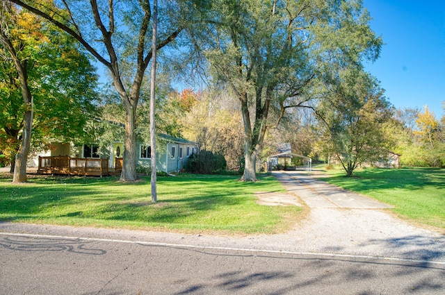 view of road