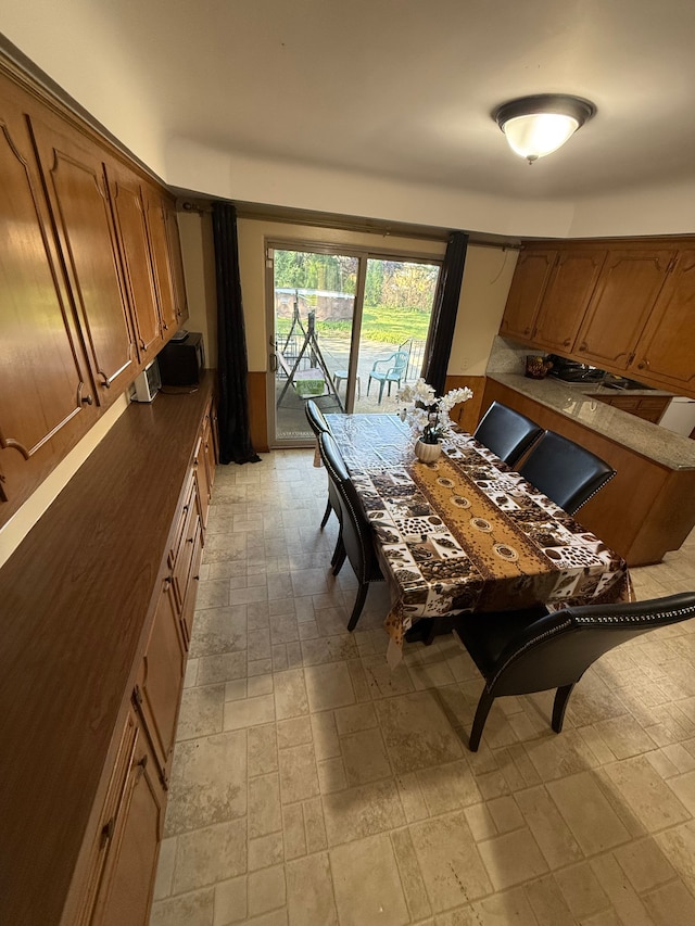 view of dining space