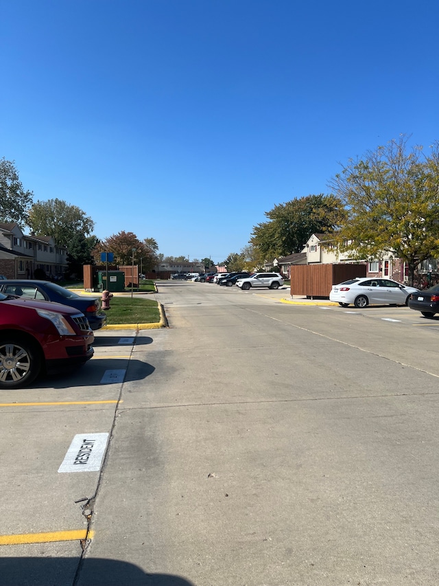 view of road