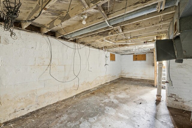 2515 Bagley St, Flint, MI 48504 - view of unfinished basement