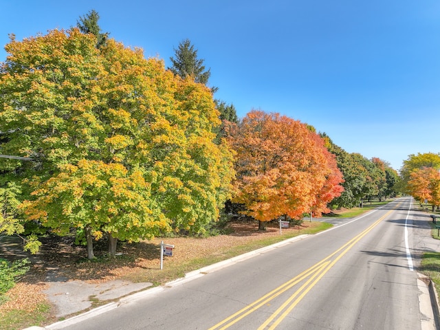 view of road