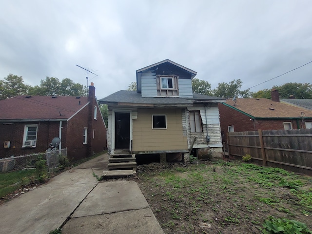 view of rear view of property