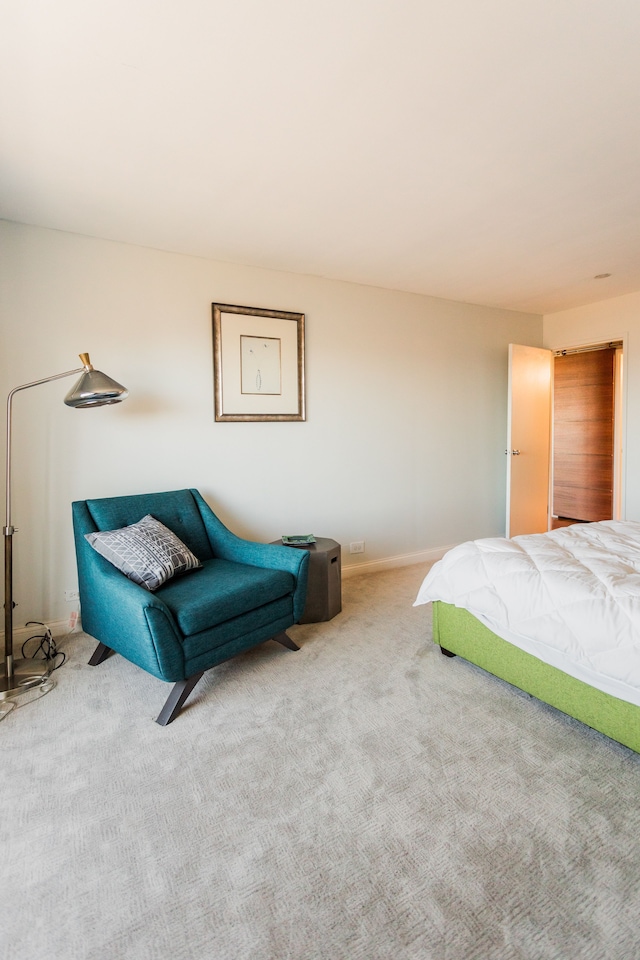 bedroom featuring carpet floors