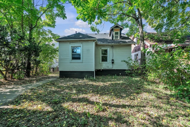 view of rear view of property