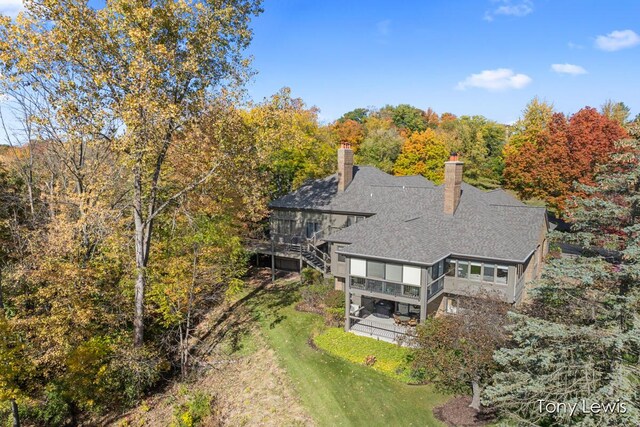 610 Cascade Hills Holw SE, Grand Rapids, MI 49546 - aerial view of property and surrounding area