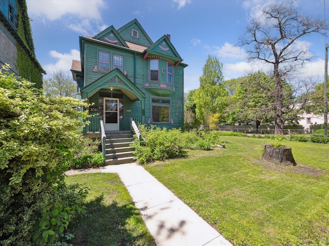 4761 Avery St, Detroit, MI 48208 - victorian home with a front yard