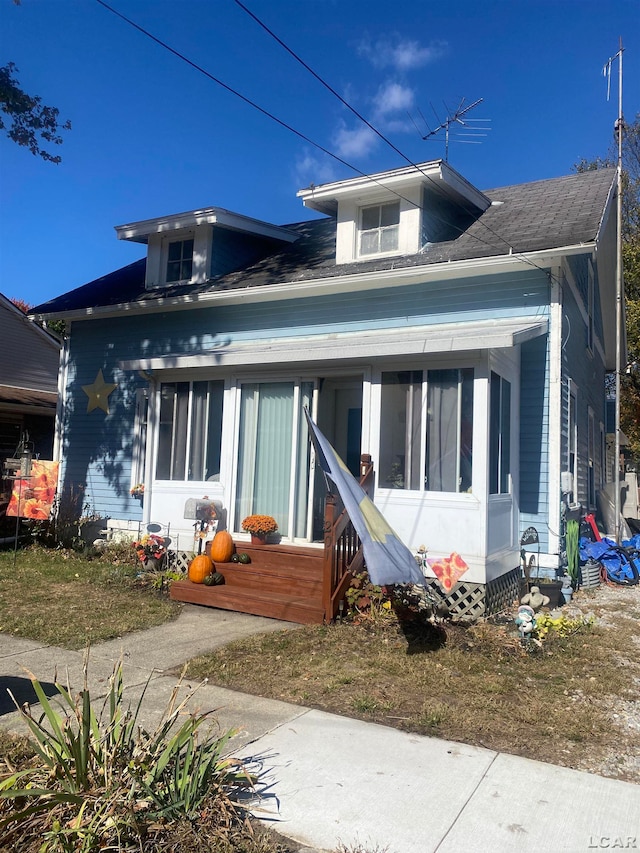 view of bungalow