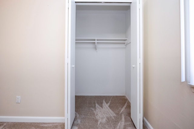 view of closet