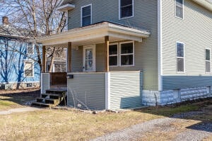 exterior space with a porch