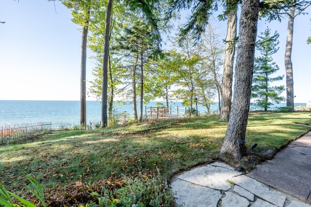 5876 Dunham Ln, Stevensville, MI 49127 - view of yard featuring a water view