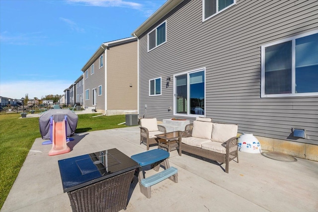 view of patio / terrace featuring outdoor lounge area