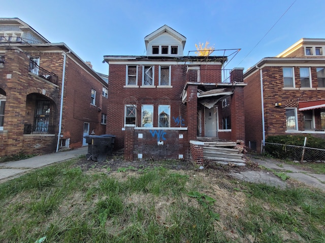 4824 Cortland St, Detroit, MI 48204 - american foursquare style home with brick siding