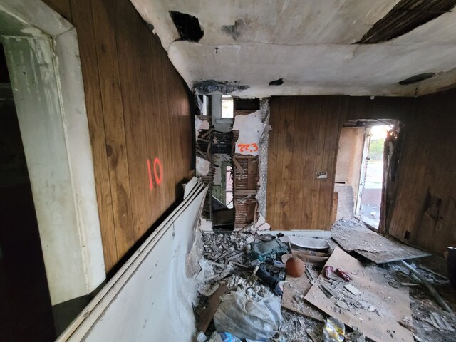 4824 Cortland St, Detroit, MI 48204 - misc room featuring wood walls