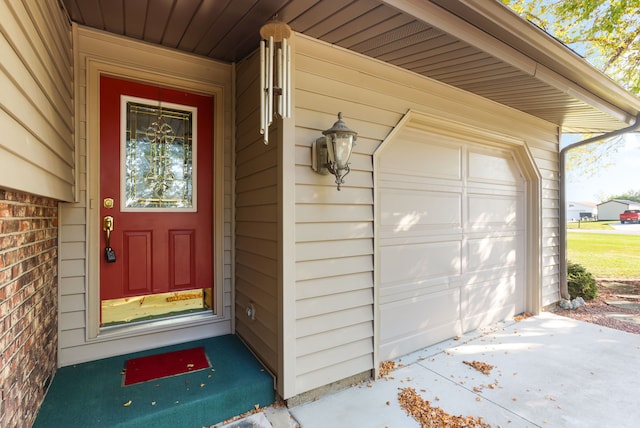 view of entrance to property