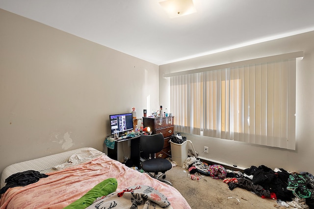 bedroom featuring carpet floors